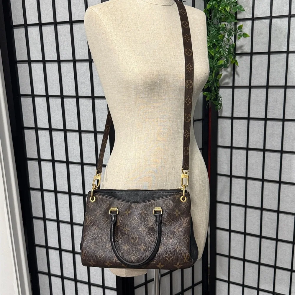 Louis Vuitton Pallas BB Bag black Monogram Brown - Picture 4 of 17